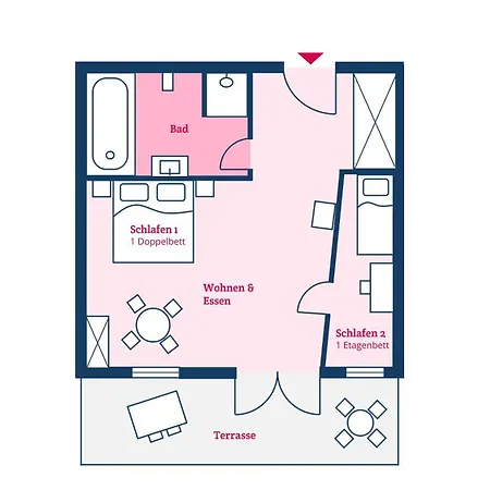 Apartment Landliebe 2 *